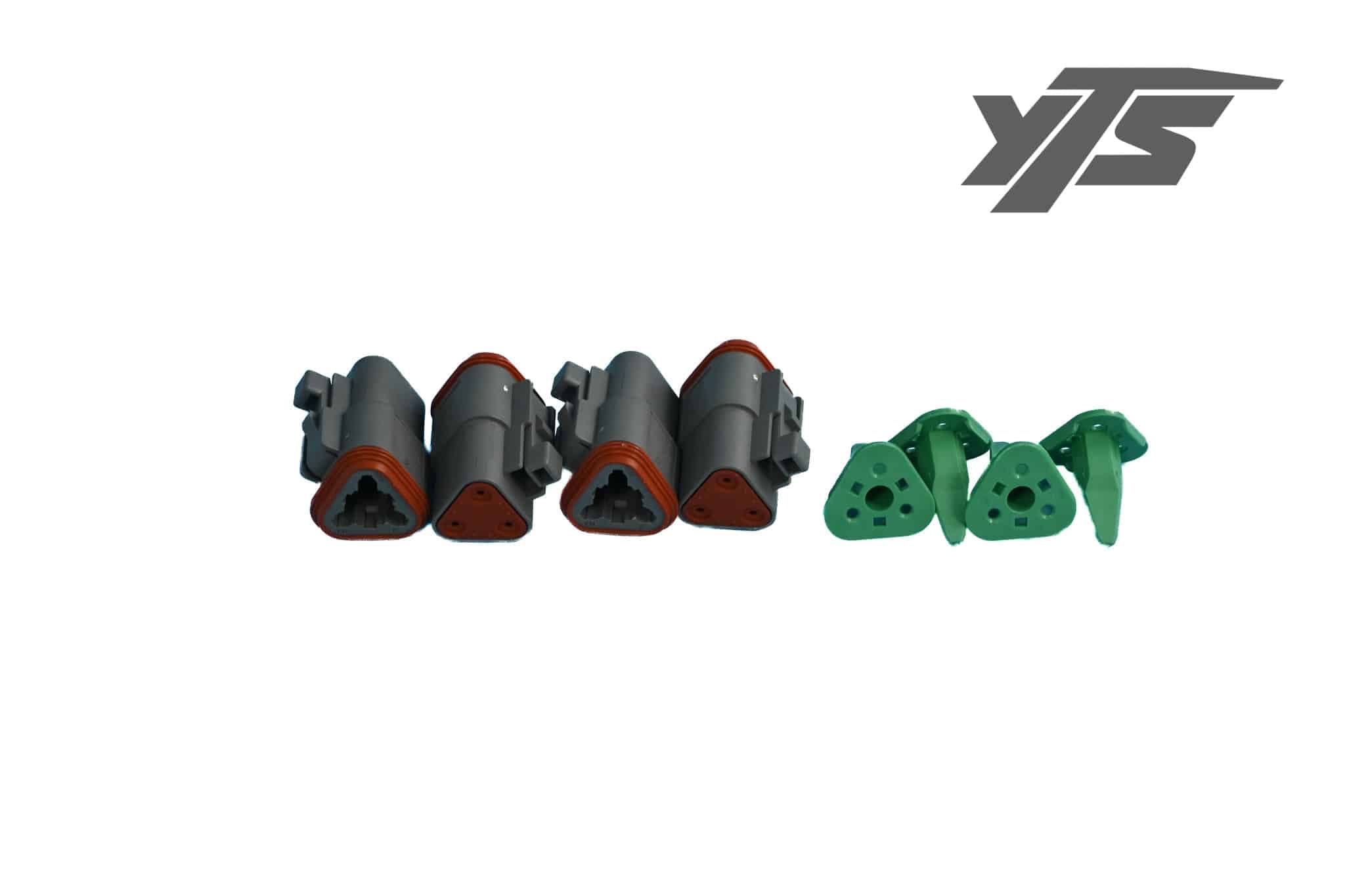 Automann Deutsch Plug Set 3 Cavity 4Pk - 178.8303P-4 - Miscellaneous for yard trucks SKU 178.8303P-4
