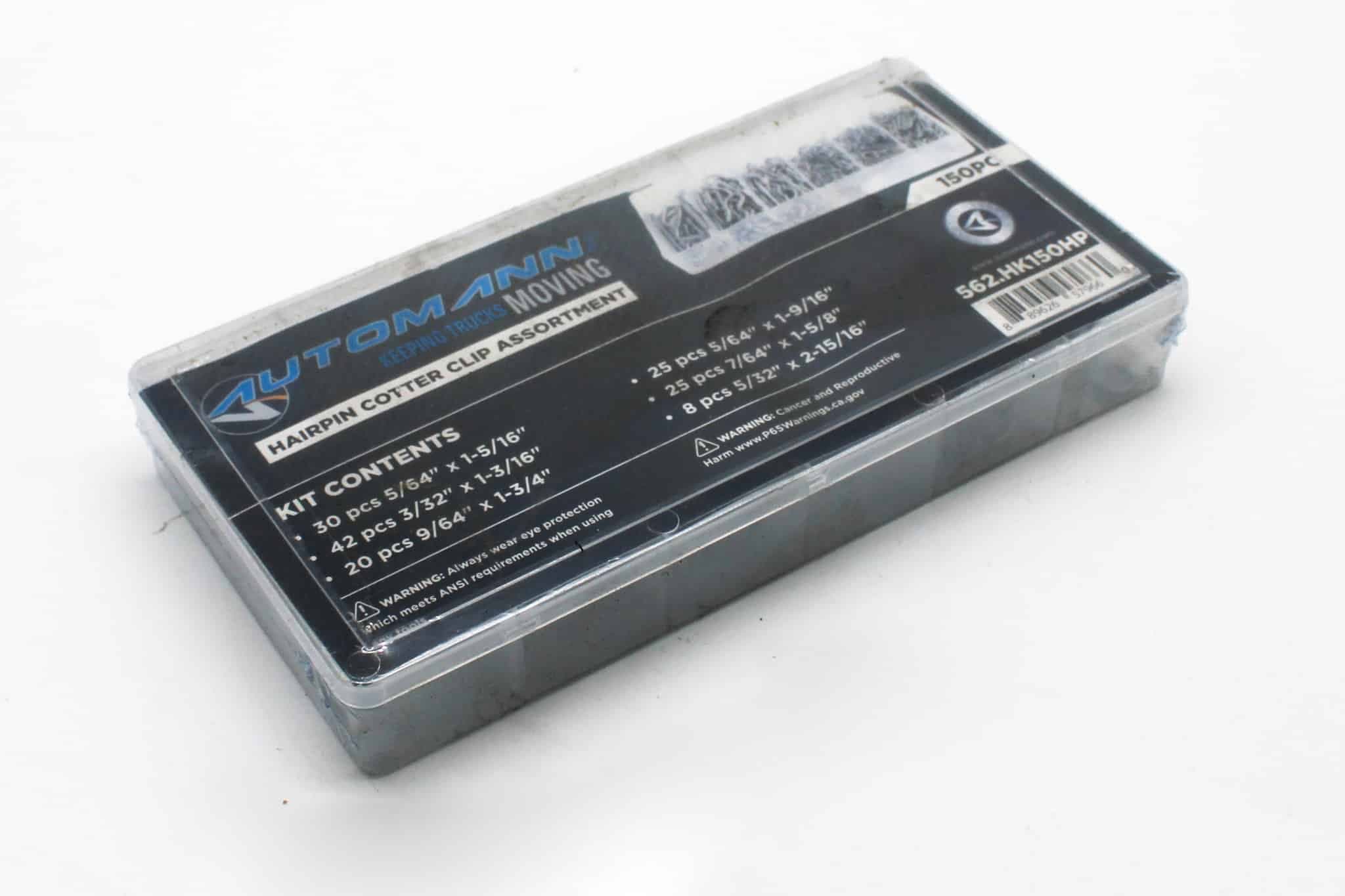 Automann Hairpin Cotter Clip Kit - 562.HK150HP - Fasteners for yard trucks SKU 562.HK150HP