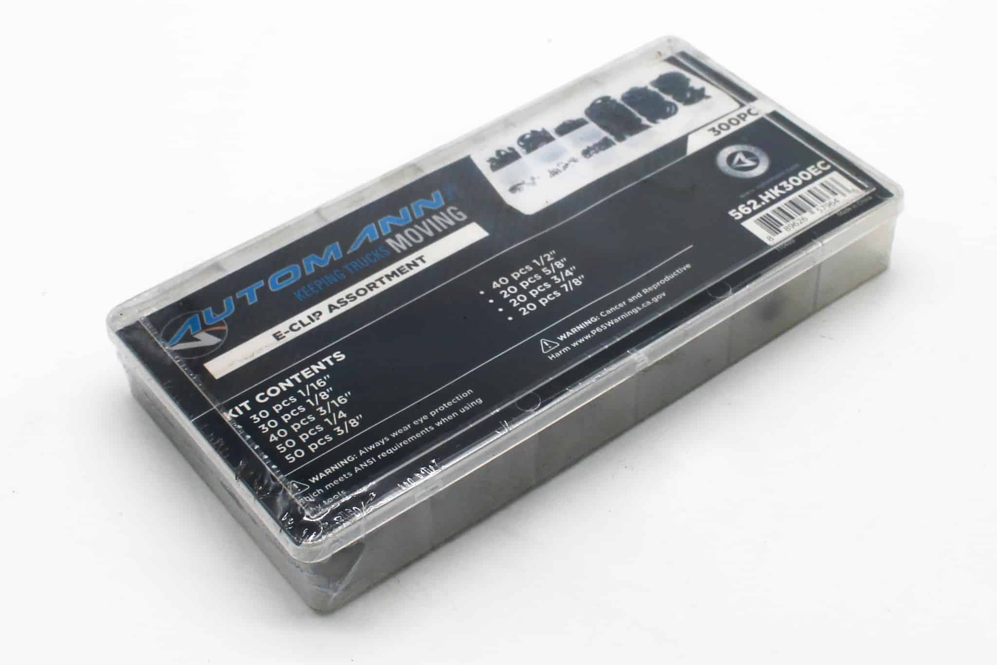 Automann E-Clip Asst Kit - 562.HK300EC - Fasteners for yard trucks SKU 562.HK300EC