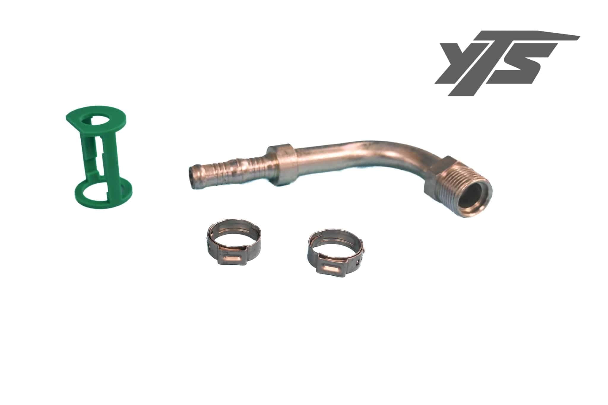 Automann A/C Hose Male 90 Fitting - BC54208-0808C - Miscellaneous for yard trucks SKU BC54208-0808C