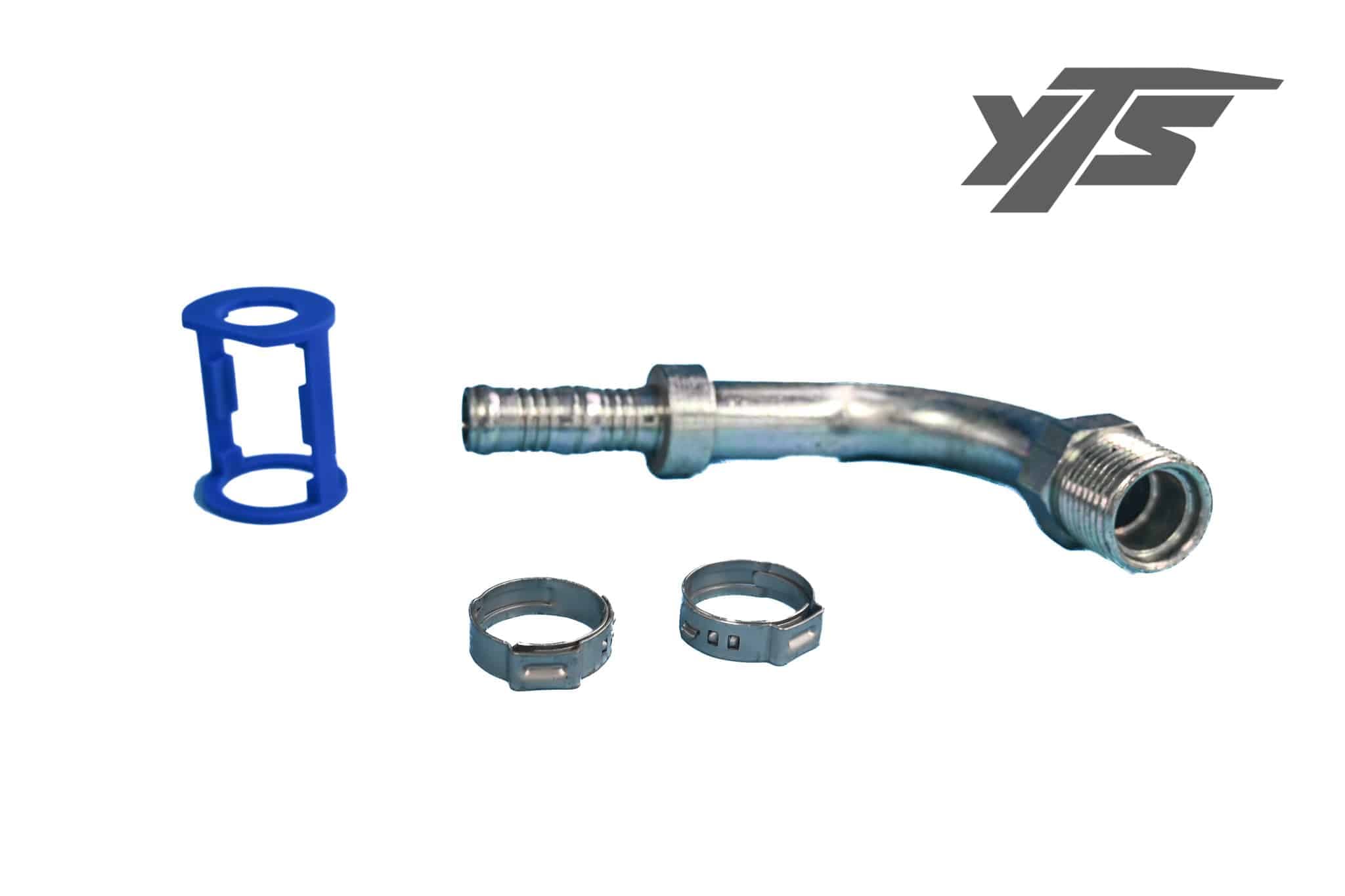 Automann A/C Hose Male 90 Fitting - BC54208-1010C - Miscellaneous for yard trucks SKU BC54208-1010C