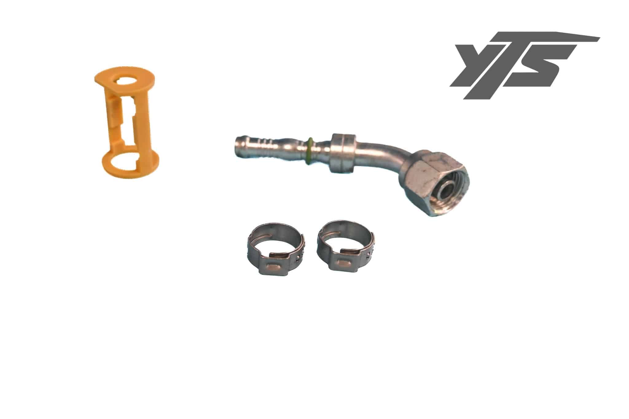 Automann A/C Hose Female 45 Fitting - BC54705-0606C - Miscellaneous for yard trucks SKU BC54705-0606C