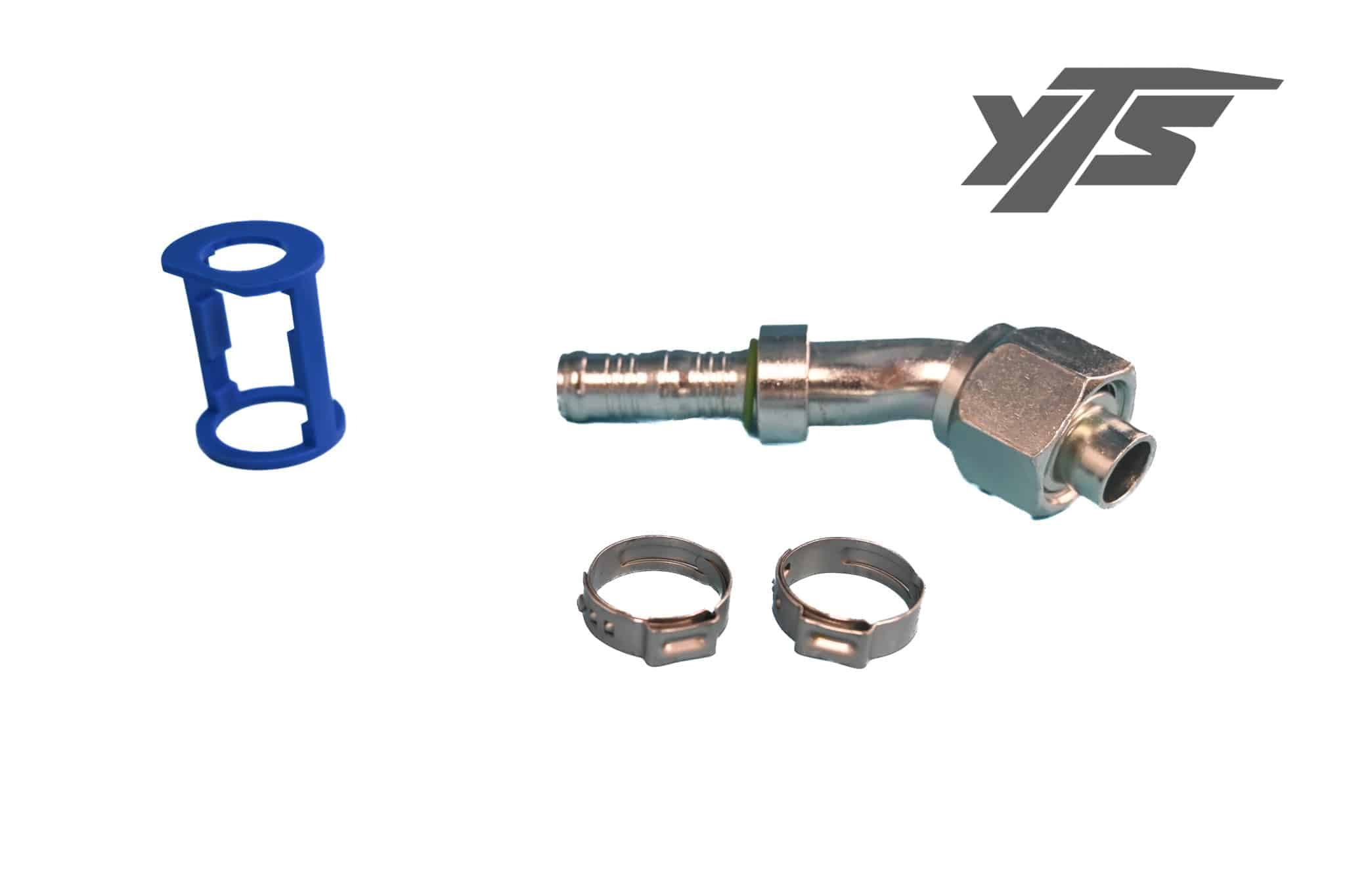 Automann A/C Hose Female 45 Fitting - BC54705-1010C - Miscellaneous for yard trucks SKU BC54705-1010C