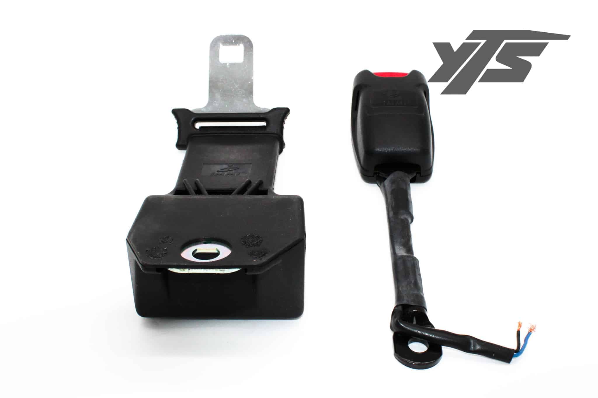 Capacity Black Lap Seatbelt W Switch Assembly - 10000794 - Engine for yard trucks SKU 10000794