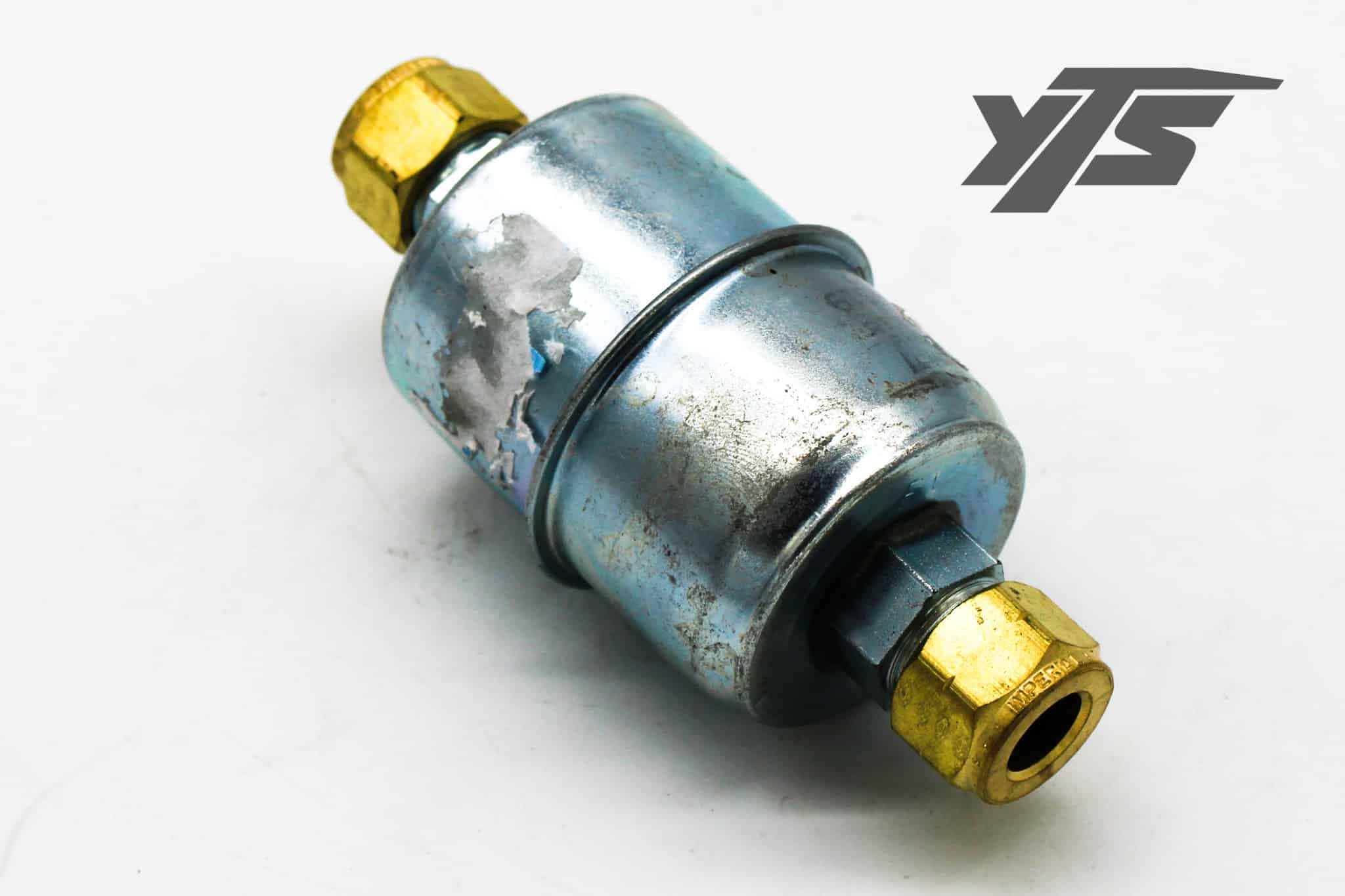 Capacity In Line Fuel W Nut And Slev Filter - 119825 - Fasteners for yard trucks SKU 119825