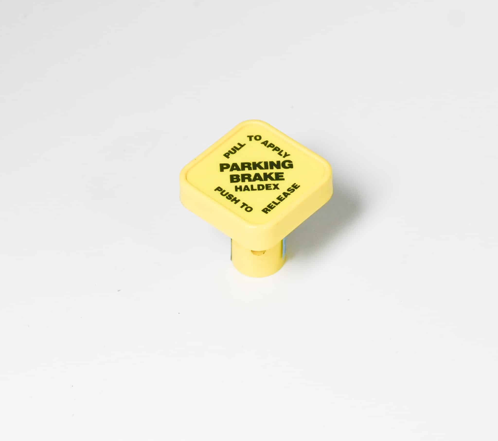 Capacity Knob Parking Brake Yellow+ - 120906 - Brake System for yard trucks SKU 120906