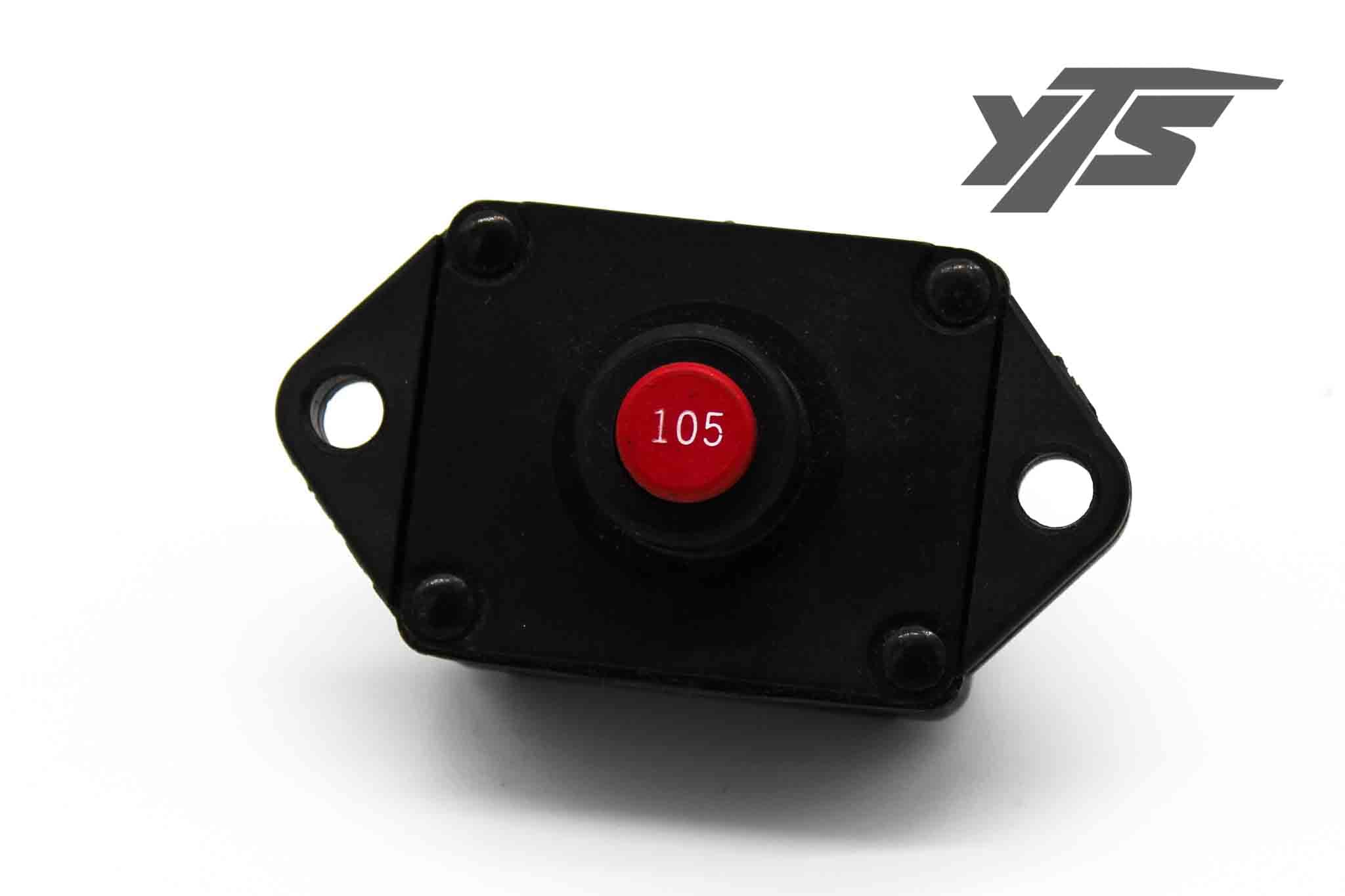 Capacity Circuit Breaker 105Amp Manual+ - 128775 - Electrical for yard trucks SKU 128775
