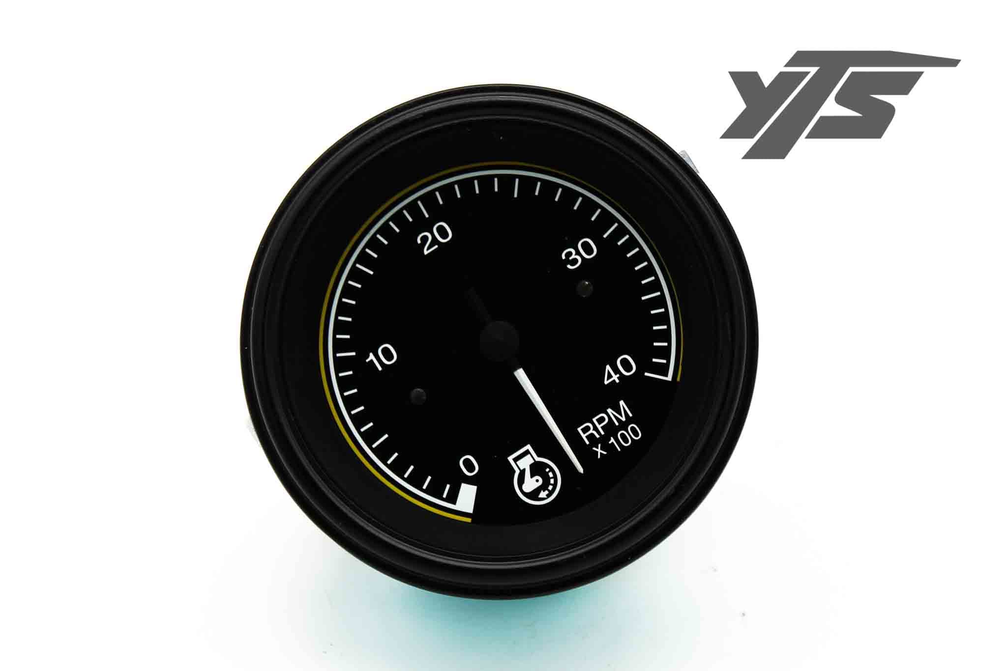 Capacity Tachometer 12v 0-4000 RPM - 130585 - Cab for yard trucks SKU 130585