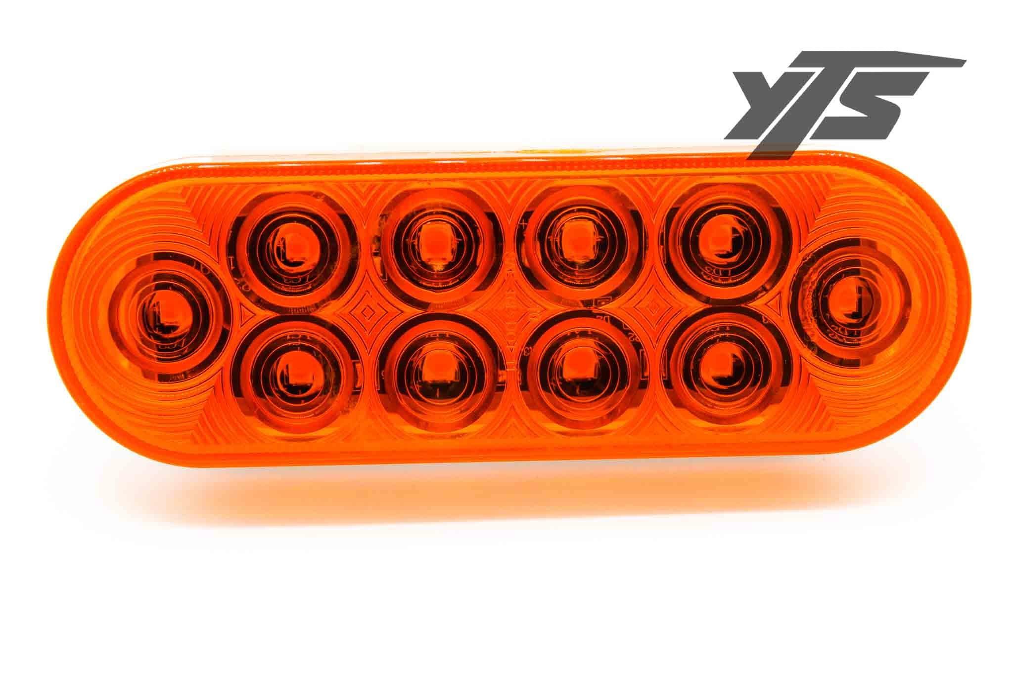 Capacity Lamp Oval Turn Amber LED - 137368 - Electrical for yard trucks SKU 137368
