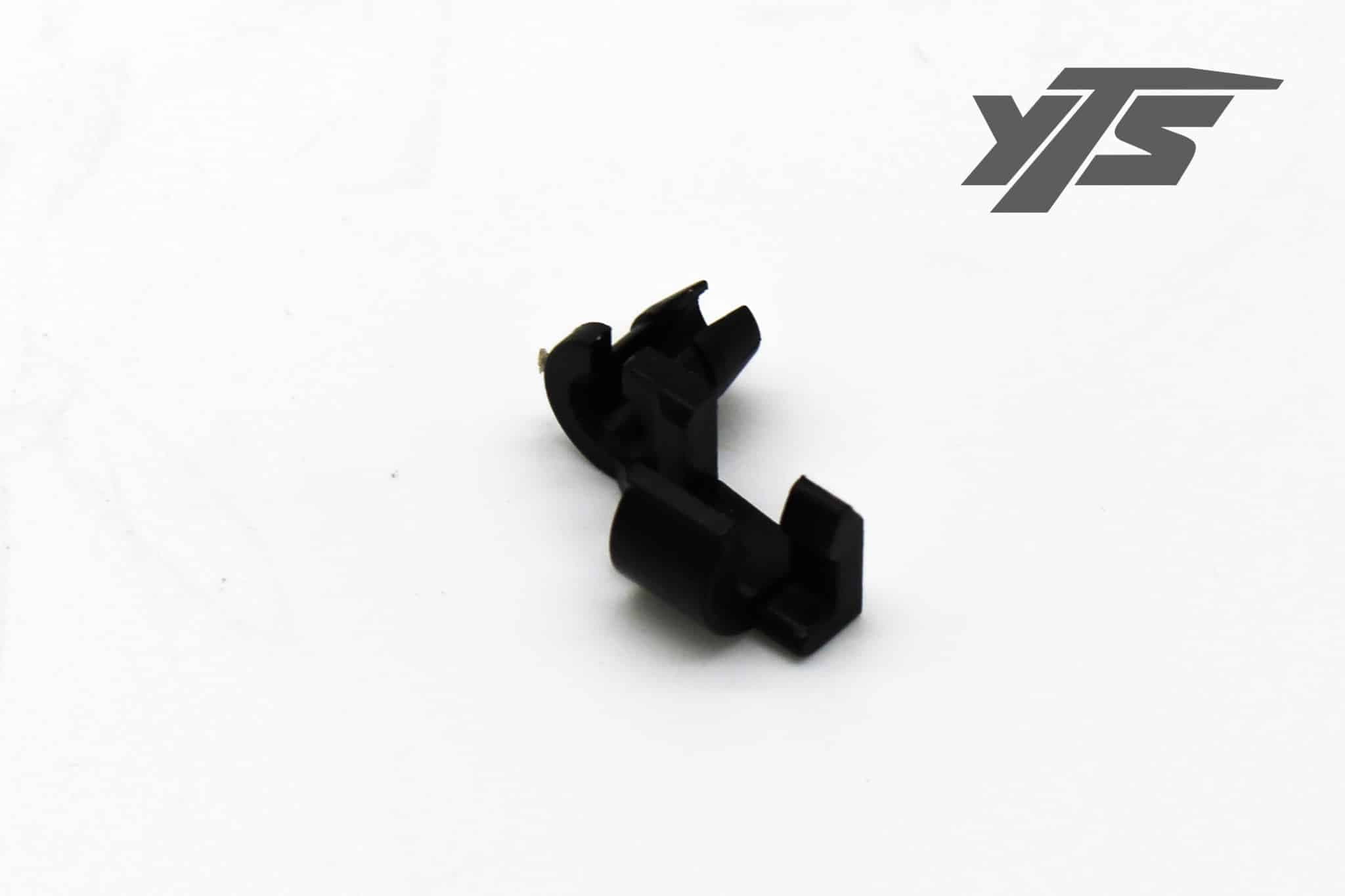 Capacity Clip Left-Hand Plastic Rod (Black) - 140364 - Fasteners for yard trucks SKU 140364