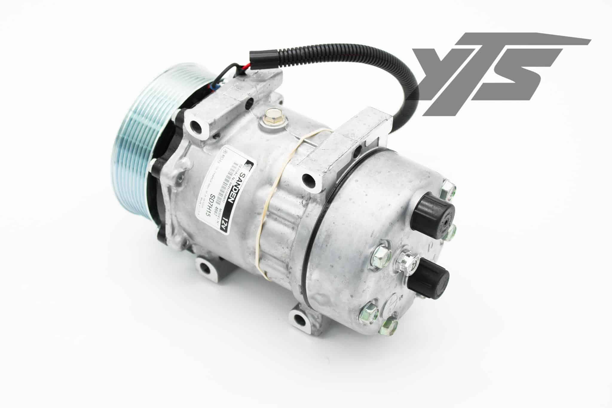 Capacity A/C Compressor 12v 8 Groove - 909041 - Cab for yard trucks SKU 909041