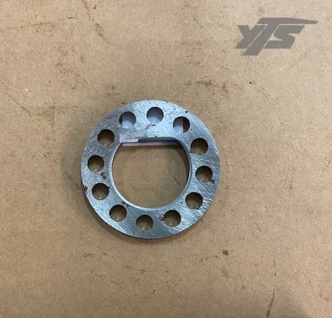 Kalmar Ottawa Lock Pierced (With Holes) Nut - 53100722 - Fasteners for yard trucks SKU 53100722
