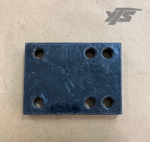 Kalmar Ottawa Spacer Engine Mounting S Plate - 53540649 - yard truck part SKU 53540649