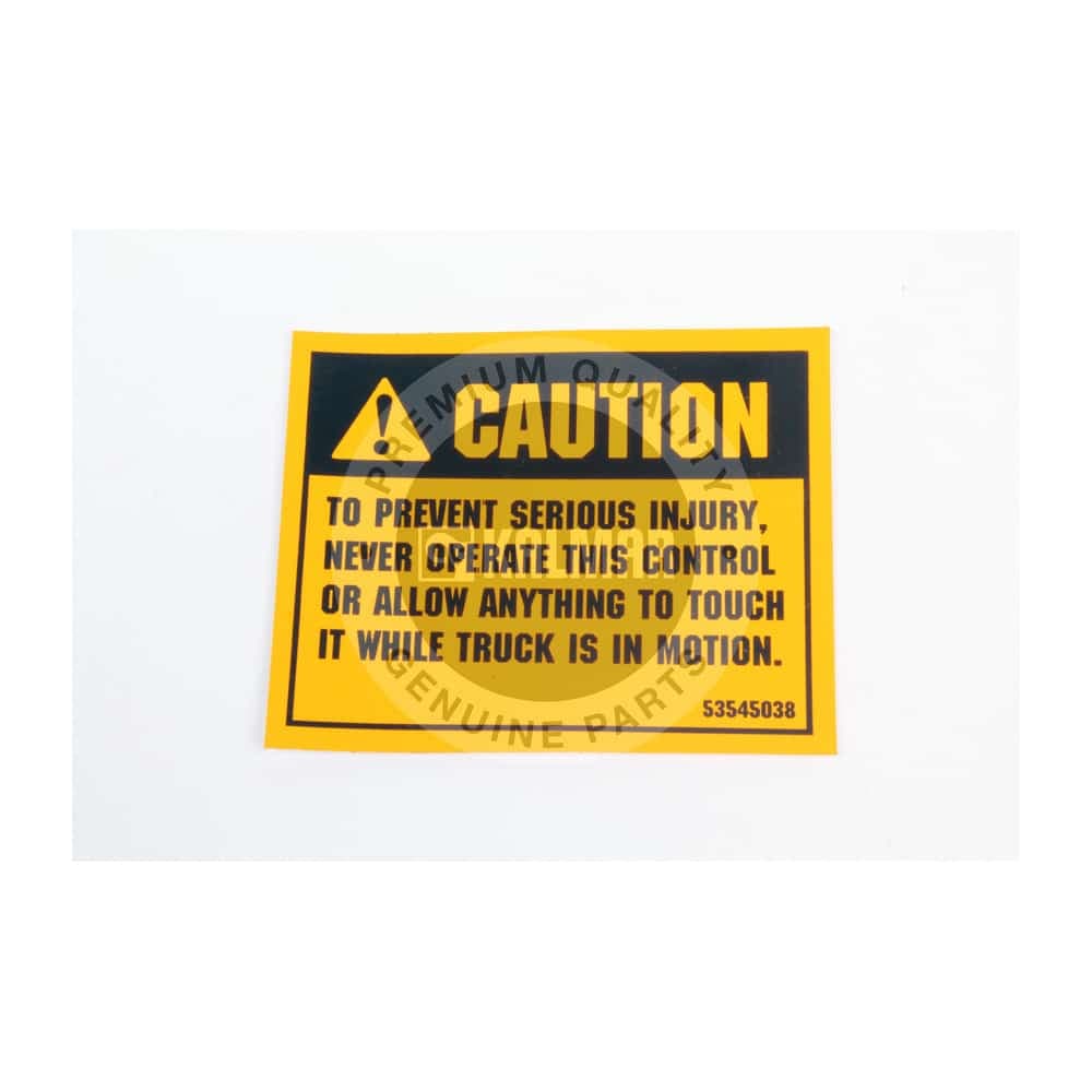 Kalmar Ottawa Decal Jaw Lock - 53545038 - yard truck part SKU 53545038