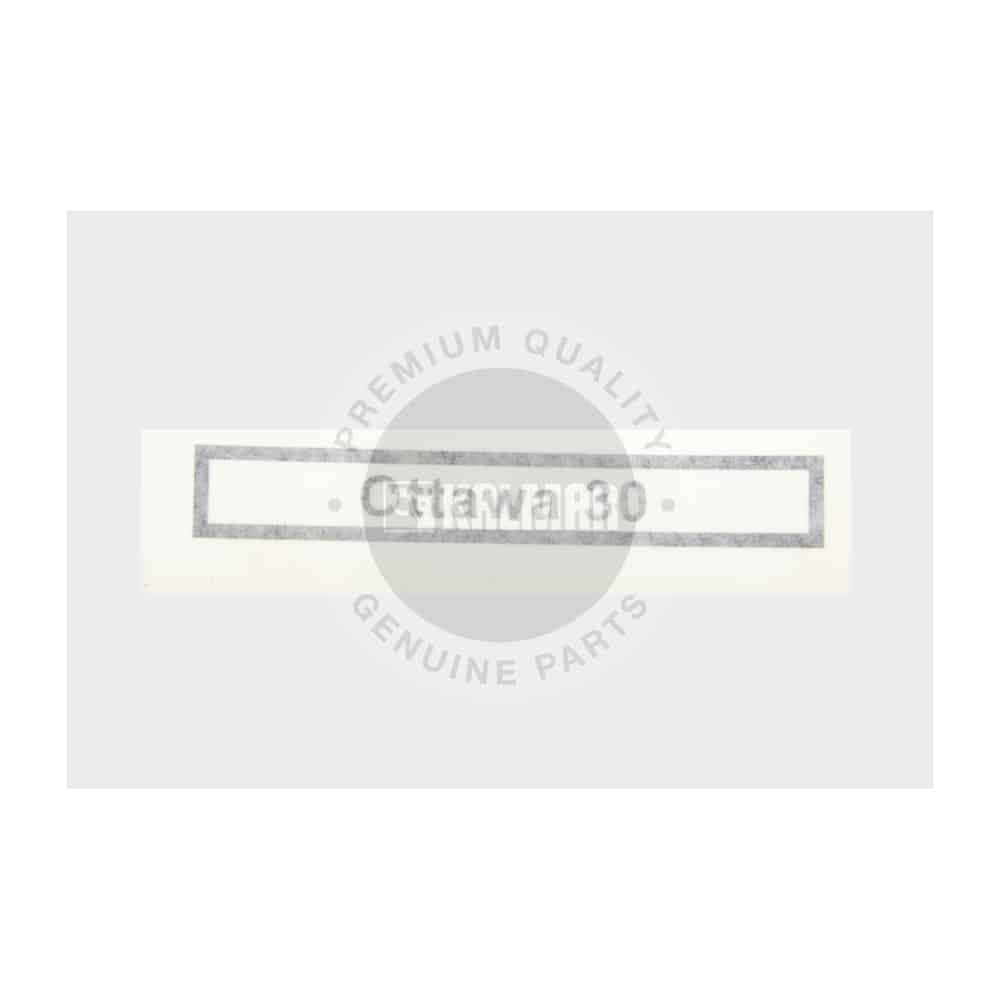Kalmar Ottawa Decal C30 Model - 53571727 - Stickers & Decals for yard trucks SKU 53571727