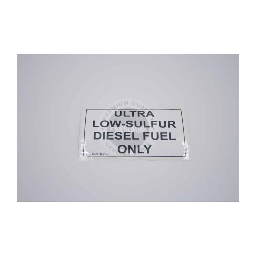 Kalmar Ottawa Decal Diesel Fuel - 53574499 - Stickers & Decals for yard trucks SKU 53574499
