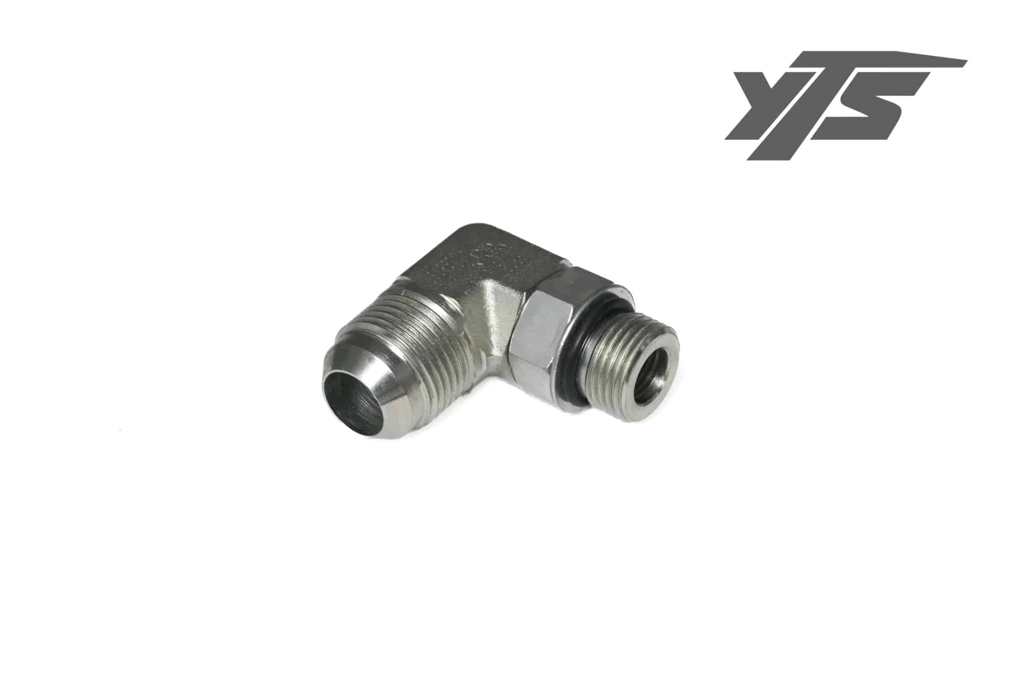 Kalmar Ottawa Adapter 90 #12 Jic #10 O-Ring - 90009693 - Adapters for yard trucks SKU 90009693