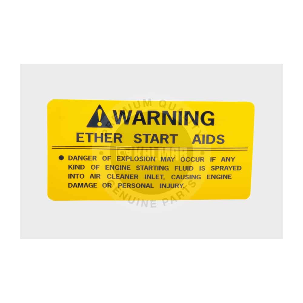 Kalmar Ottawa Decal Warning - 90020738 - Stickers & Decals for yard trucks SKU 90020738