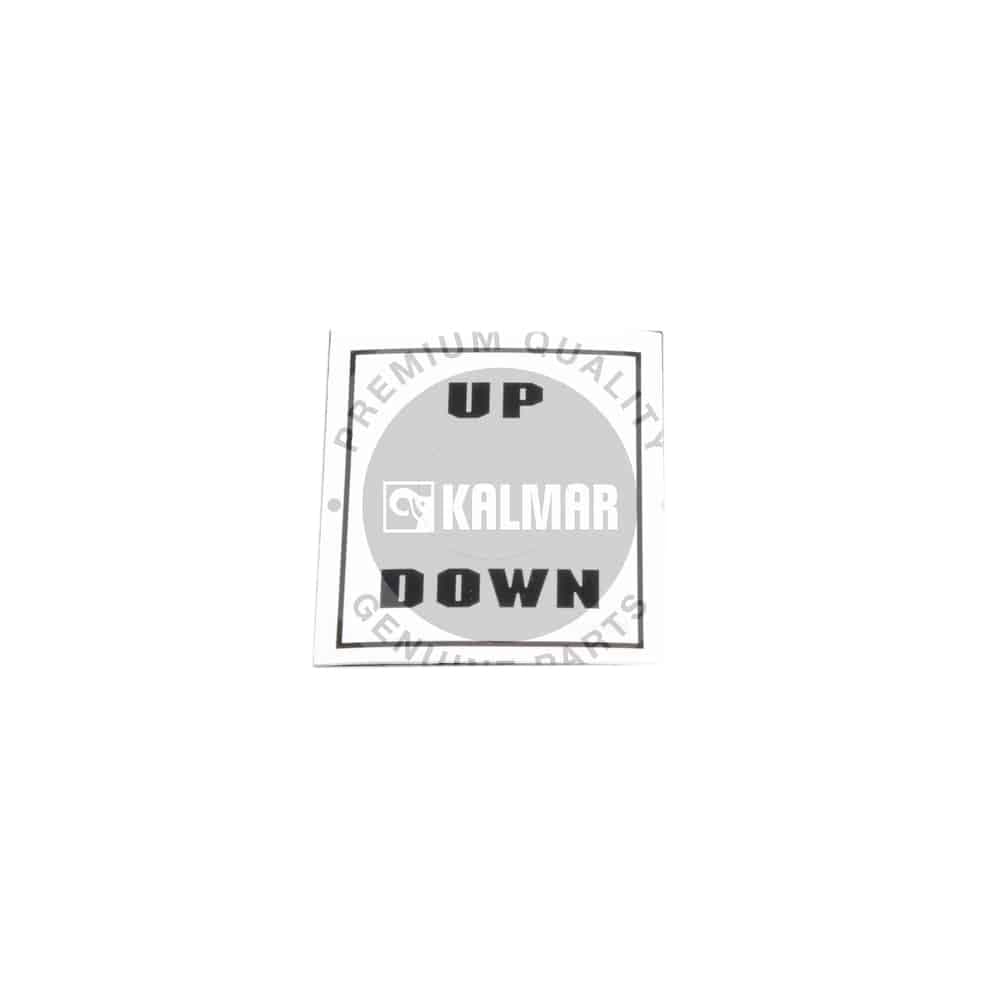 Kalmar Ottawa Decal Cab Tilt Up Down - 90022259 - Stickers & Decals for yard trucks SKU 90022259