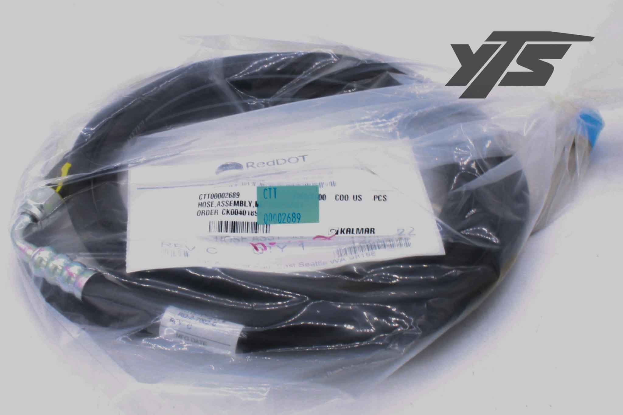 Kalmar Ottawa Hose Refrigerant Assembly - CTT00002689 - Tubes & Lines for yard trucks SKU CTT00002689
