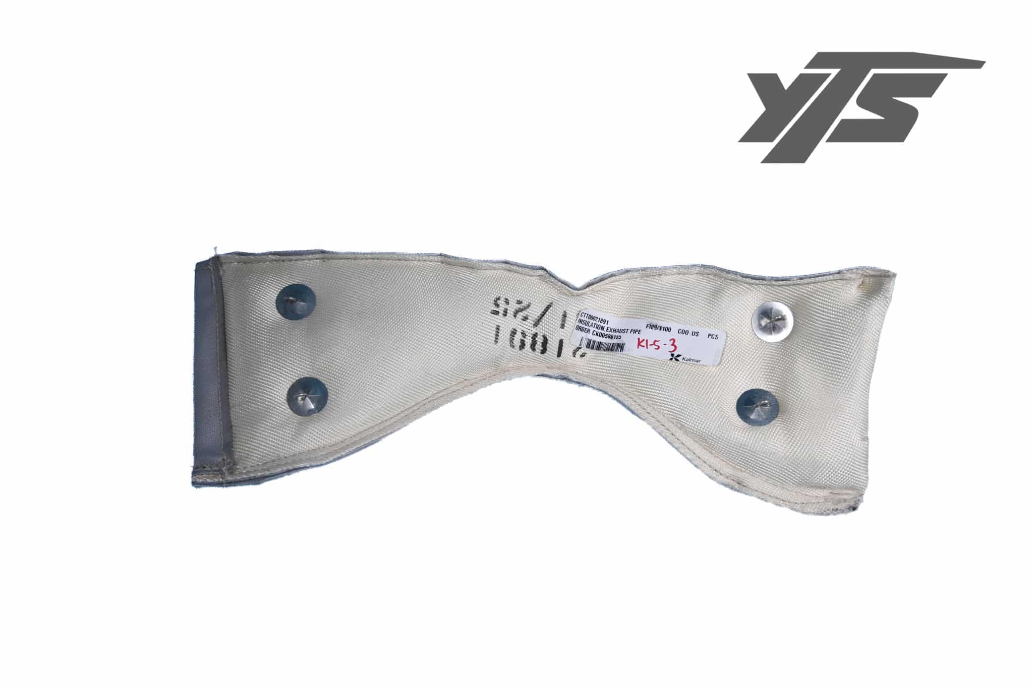 Kalmar Ottawa Insulation Exhaust Pipe - CTT00021891 - yard truck part SKU CTT00021891