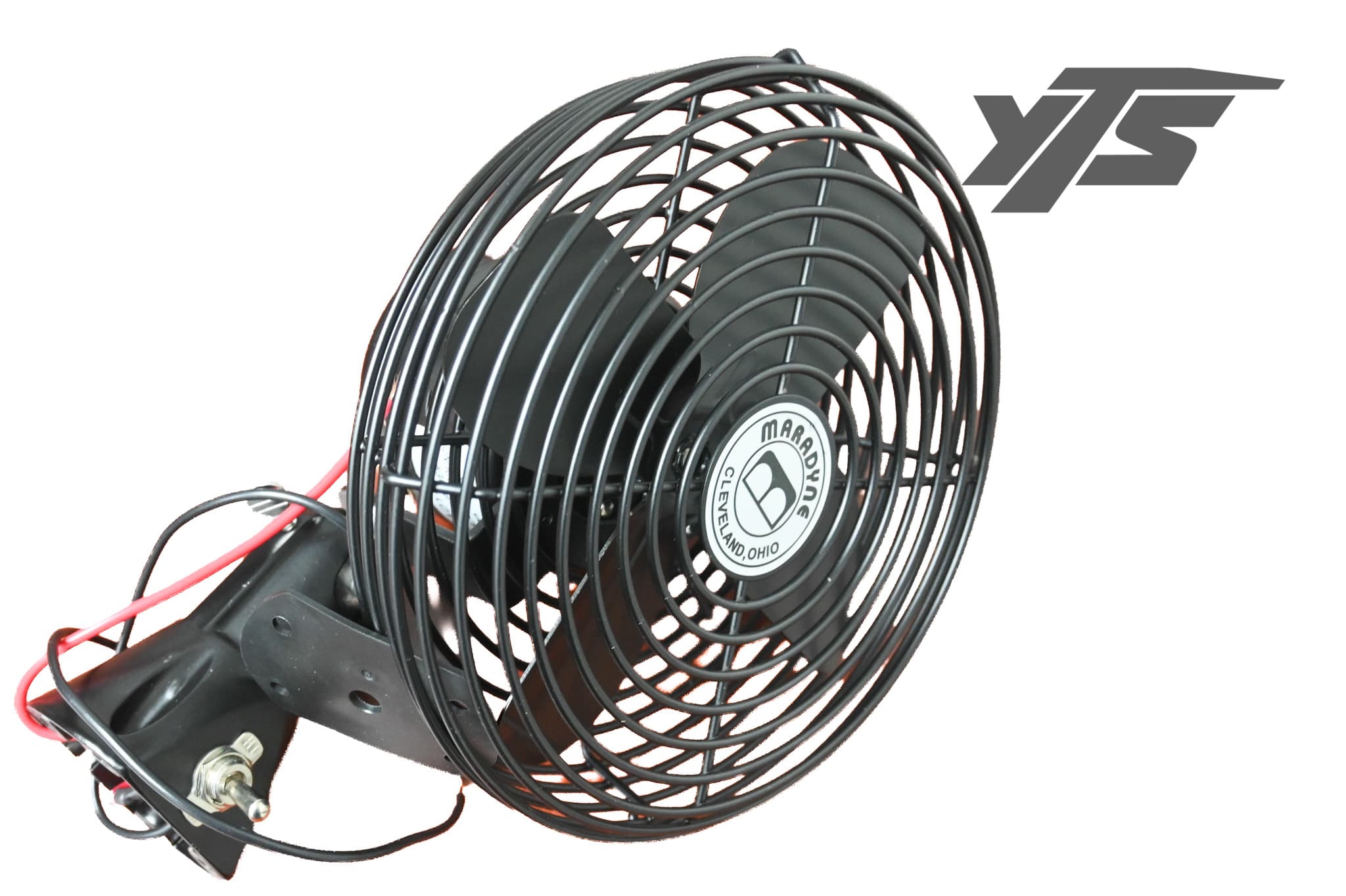 Autocar Fan Circulation 12V Black - 005566 - Heating & Cooling for yard trucks SKU 005566