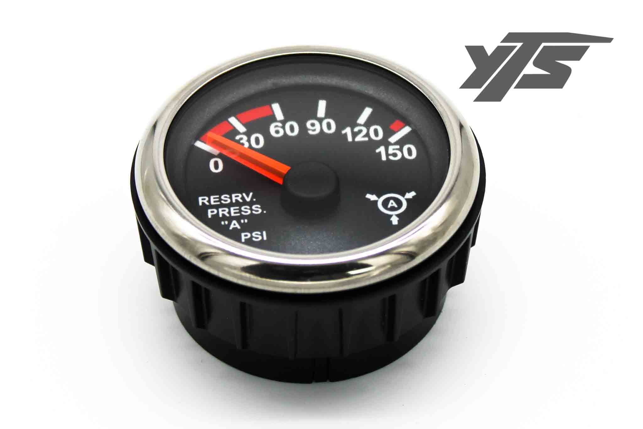 Autocar B-Air Pressure Gauge 2" - GZ210002-024 - yard truck part SKU GZ210002-024