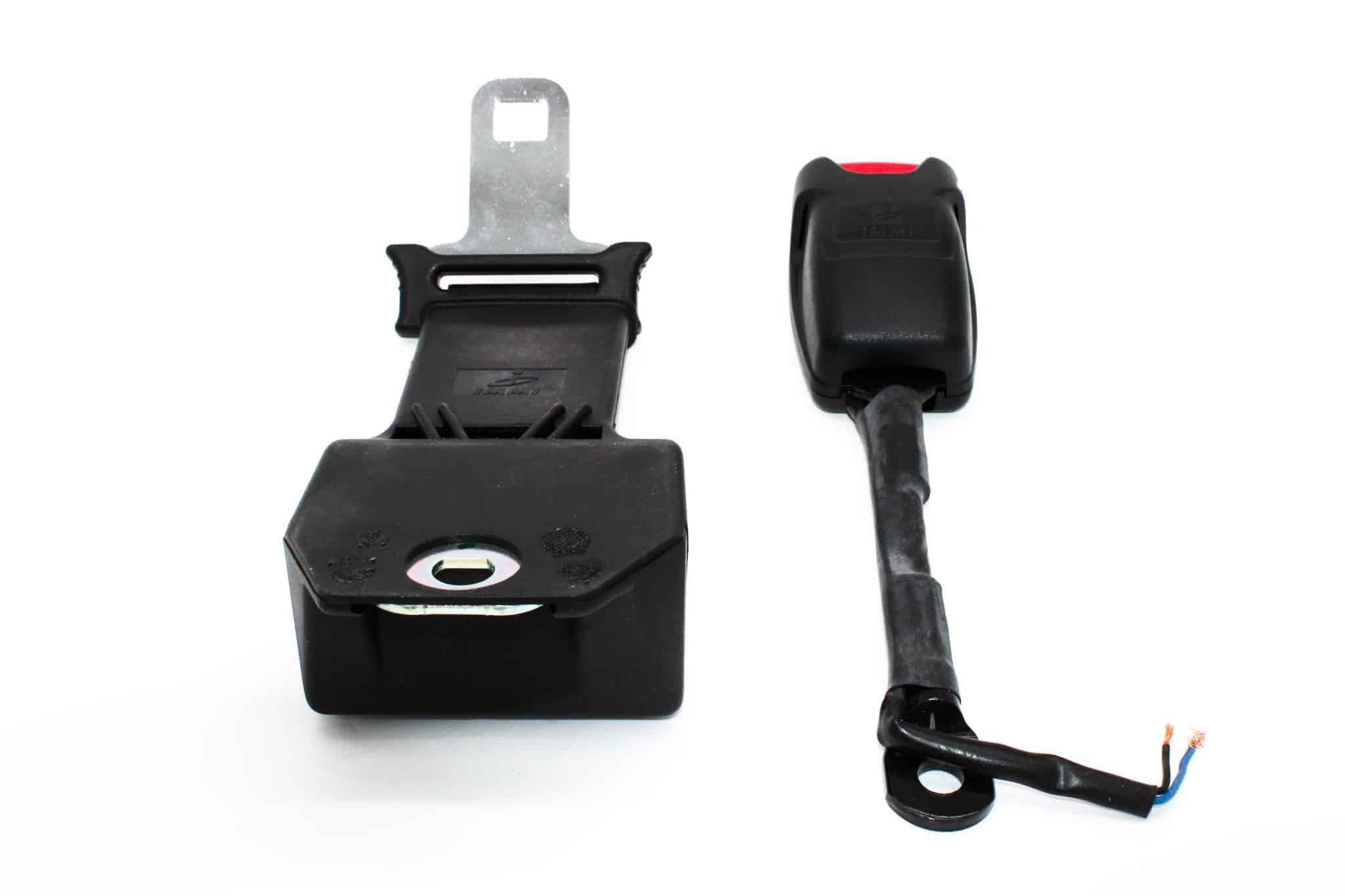 Capacity Black Lap Seatbelt W Switch Assembly - 10000794 - Engine for yard trucks SKU 10000794