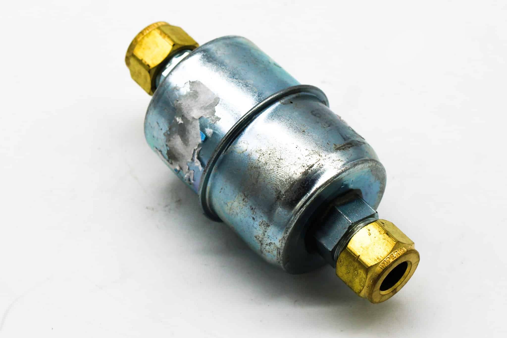 Capacity In Line Fuel W Nut And Slev Filter - 119825 - Fasteners for yard trucks SKU 119825