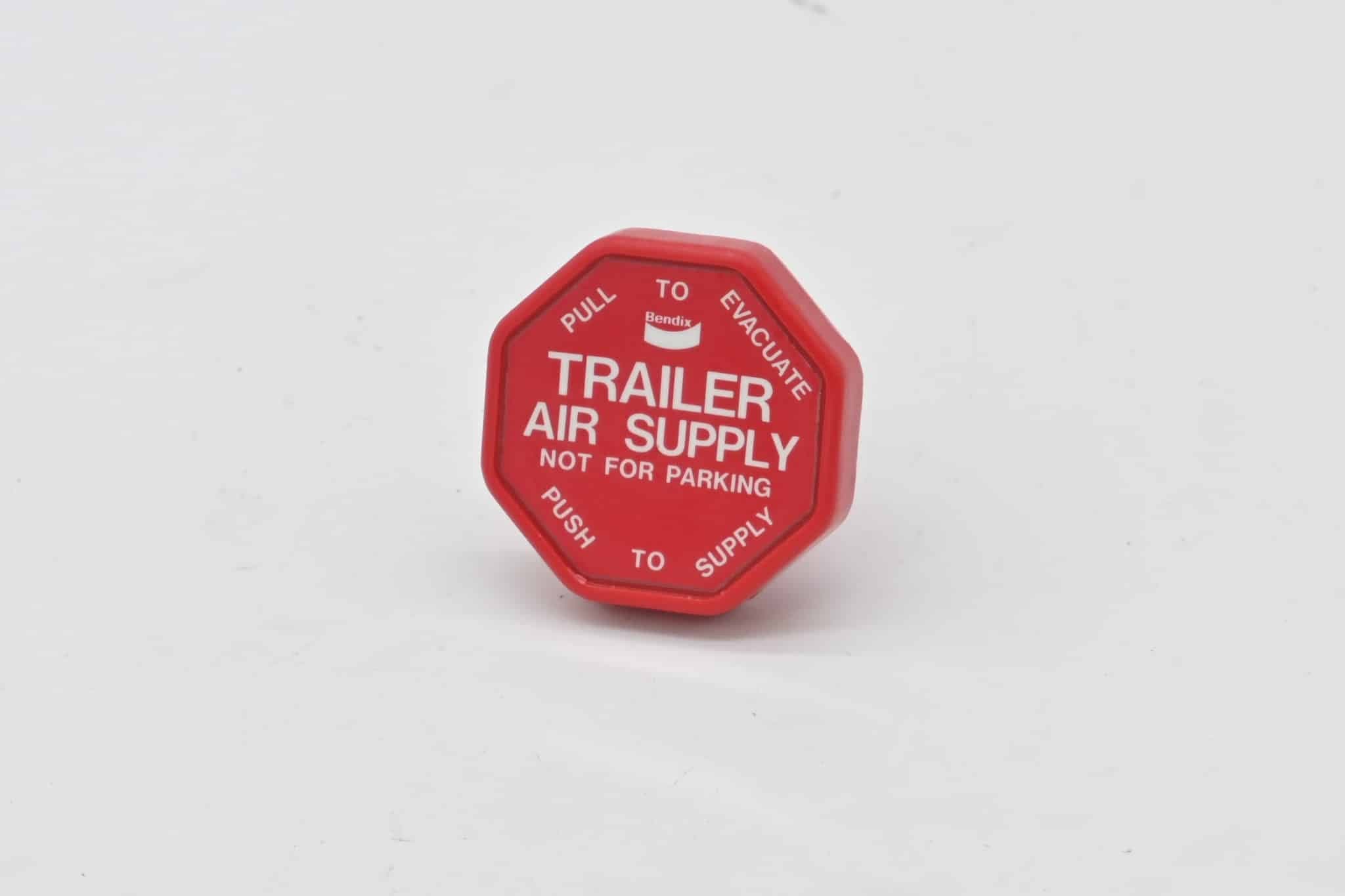 Capacity Knob Trailer Air Supply Red - 120907 - Miscellaneous for yard trucks SKU 120907