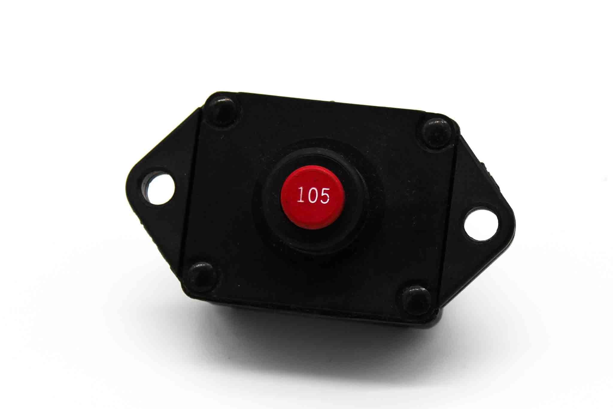 Capacity Circuit Breaker 105Amp Manual+ - 128775 - Electrical for yard trucks SKU 128775