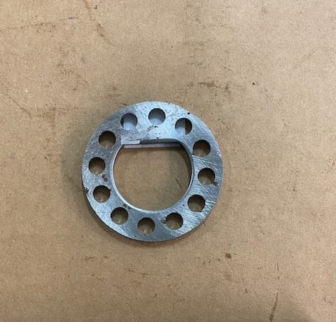 Kalmar Ottawa Lock Pierced (With Holes) Nut - 53100722 - Fasteners for yard trucks SKU 53100722