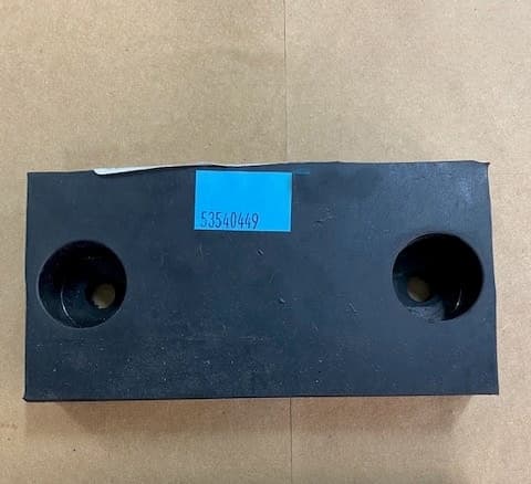 Kalmar Ottawa Rubber Stop Front Axle - 53540449 - yard truck part SKU 53540449