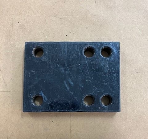 Kalmar Ottawa Spacer Engine Mounting S Plate - 53540649 - yard truck part SKU 53540649
