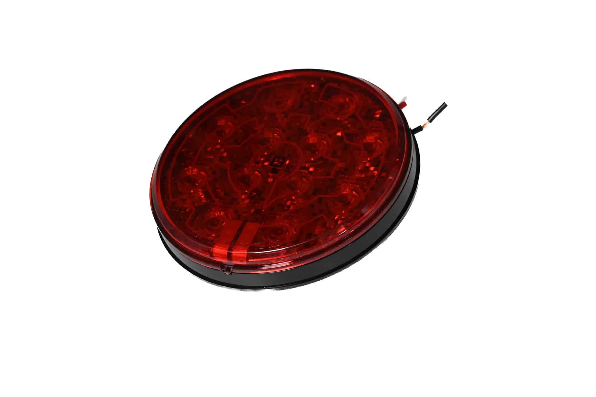 Automann Heated Amber 4" Round LED - 571.LD41R12-HEAT - Lights for yard trucks SKU 571.LD41R12-HEAT