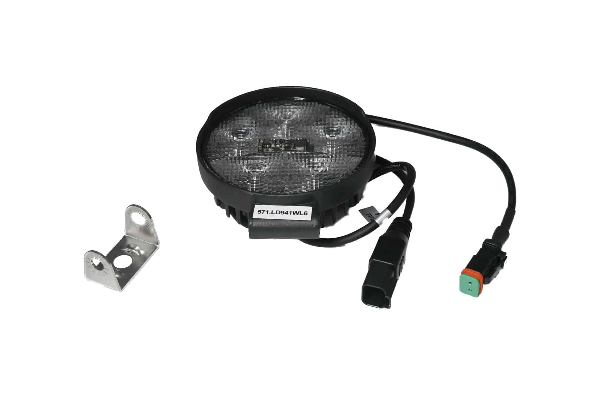 Automann Work Lamp LED 4" Round - 571.LD941WL6 - Lights for yard trucks SKU 571.LD941WL6