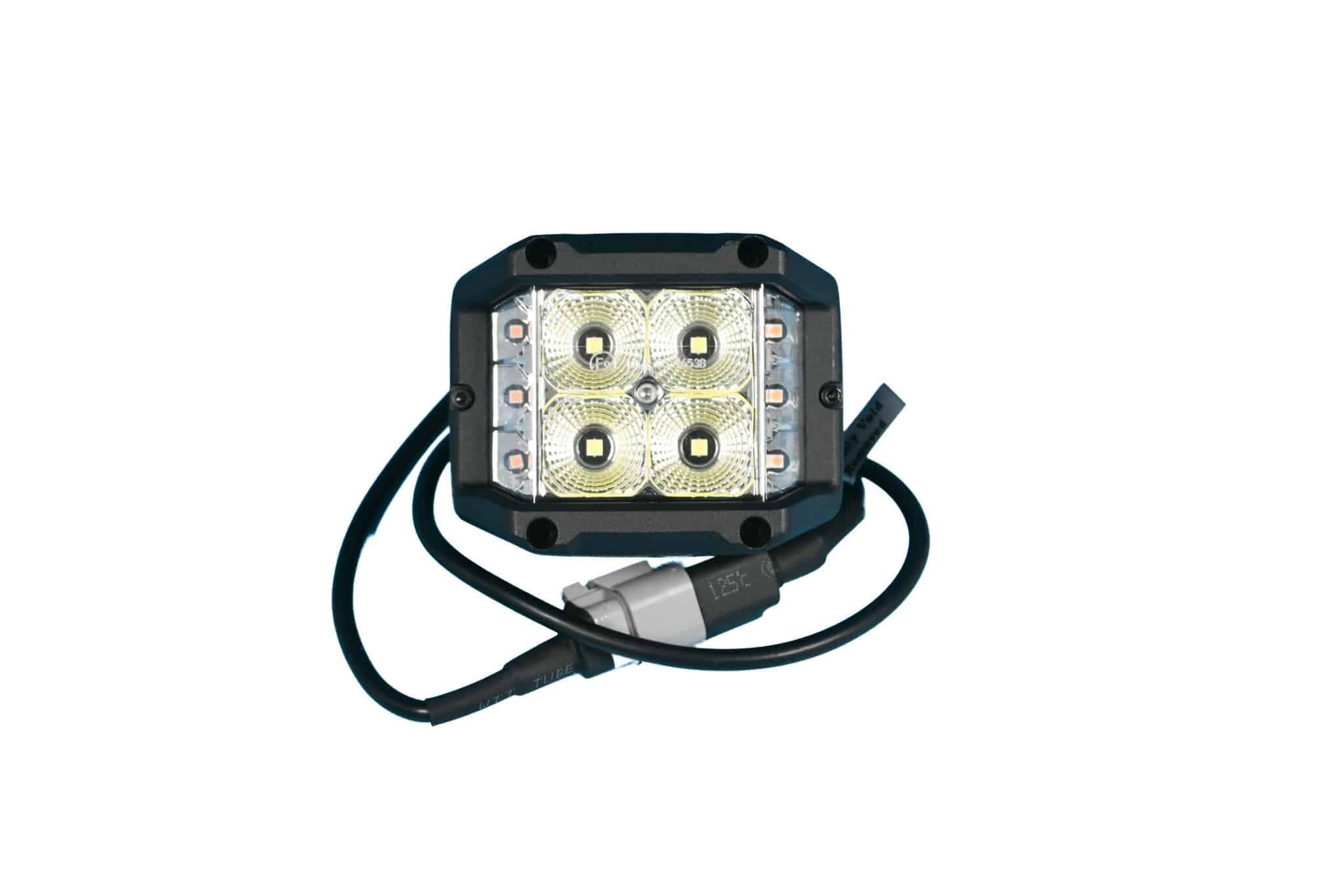 Automann Dual Function Work Lamp Strobe - 571.LD968WL10TS - Electrical for yard trucks SKU 571.LD968WL10TS