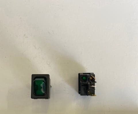 Kalmar Ottawa Green Rocking Switch - yard truck part SKU 90036523
