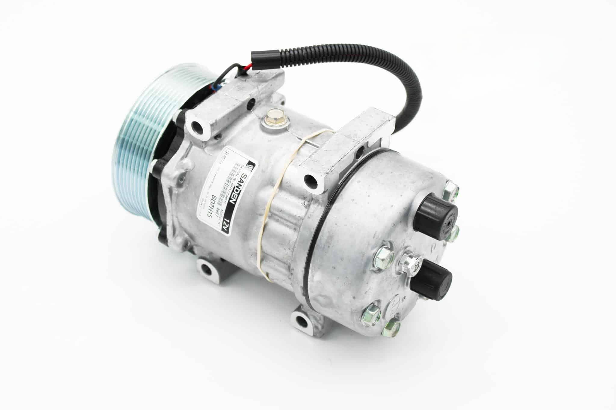 Capacity A/C Compressor 12v 8 Groove - 909041 - Cab for yard trucks SKU 909041