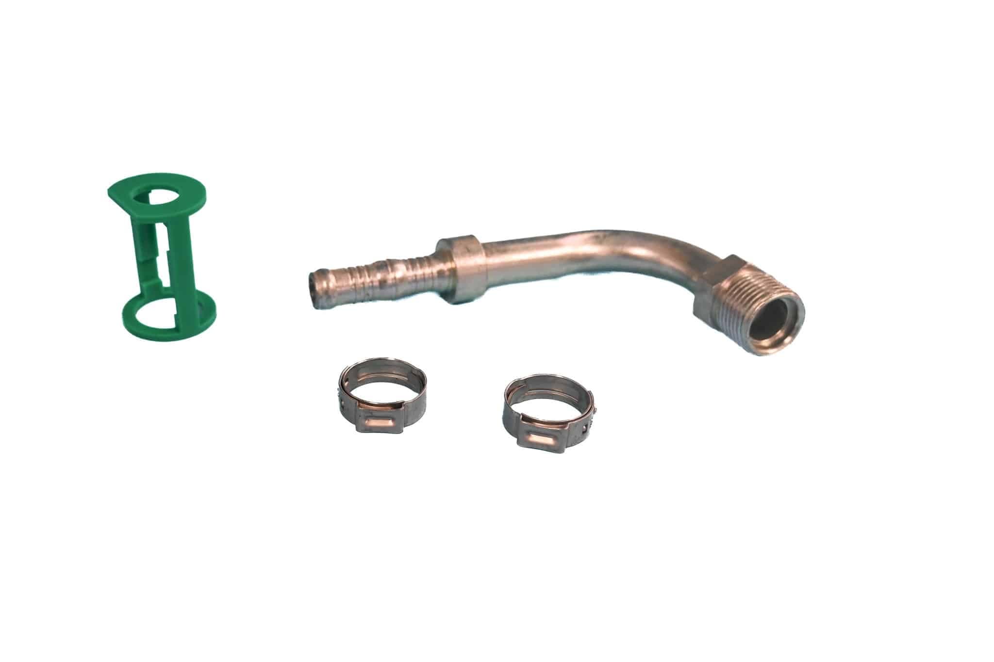 Automann A/C Hose Male 90 Fitting - BC54208-0808C - Miscellaneous for yard trucks SKU BC54208-0808C