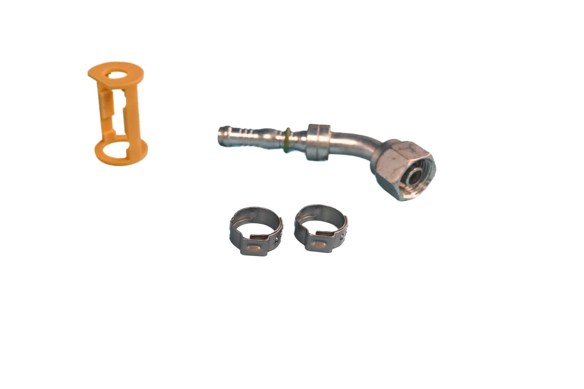 Automann A/C Hose Female 45 Fitting - BC54705-0606C - Miscellaneous for yard trucks SKU BC54705-0606C