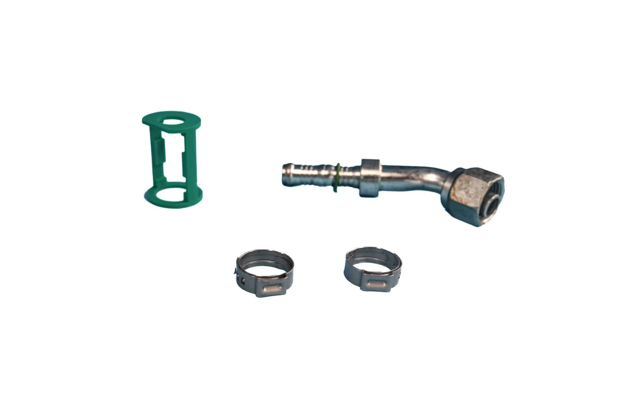 Automann A/C Hose Female 45 Fitting - BC54705-0808C - Miscellaneous for yard trucks SKU BC54705-0808C