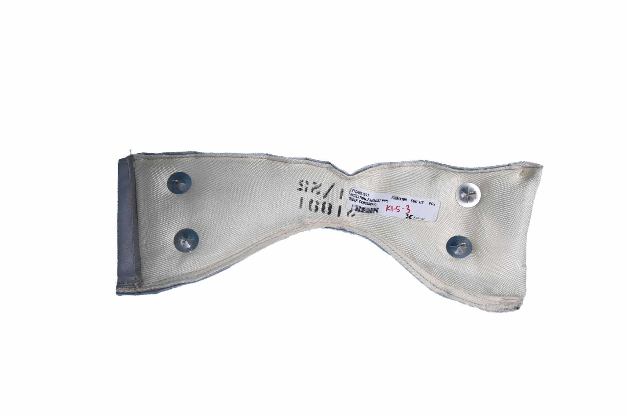 Kalmar Ottawa Insulation Exhaust Pipe - CTT00021891 - yard truck part SKU CTT00021891